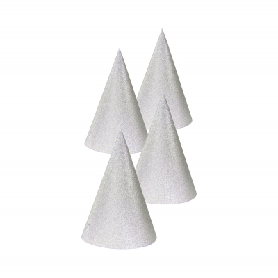 Čepičky stříbrné 4 ks Albi Albi