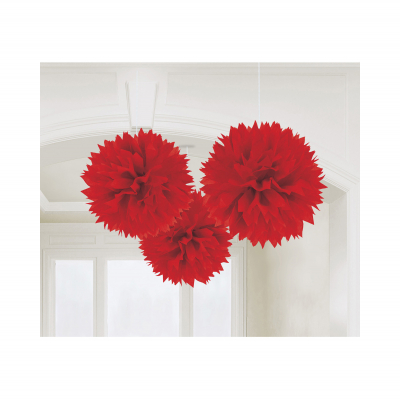 Pom pom červené 3 ks Albi Albi