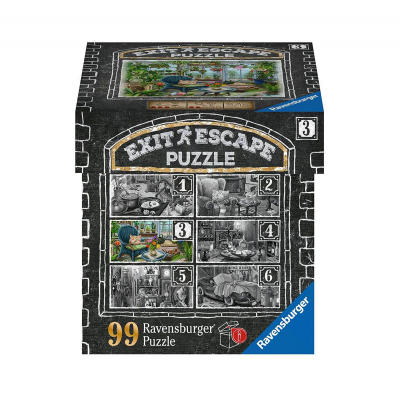 Exit & Escape Puzzle: Zimní zahrada 99 dílků Ravensburger Ravensburger