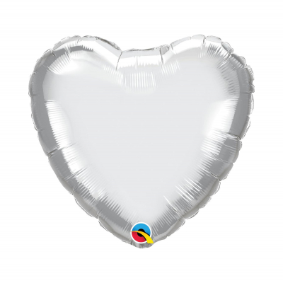 Balónek fóliový Srdce stříbrné Albi Albi