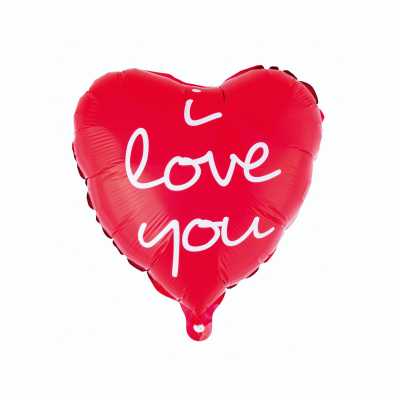 Balónek fóliový I Love You Srdce červené Albi Albi