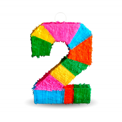 Piňata barevná číslo 2