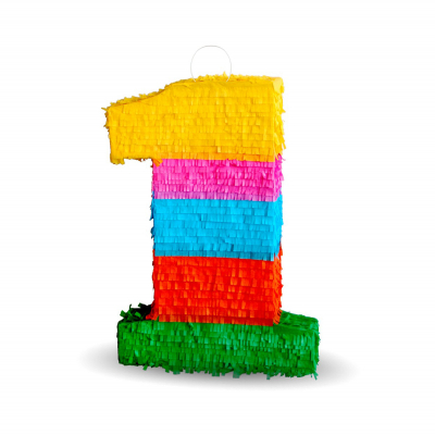 Piňata barevná číslo 1