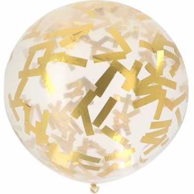 Balónek latexový s konfetami zlaté 1 ks Albi Albi