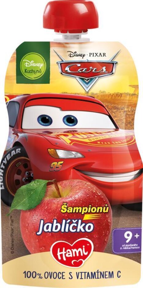 HAMI Disney Cars Šampionů Jablíčko 110 g 9+ Hami
