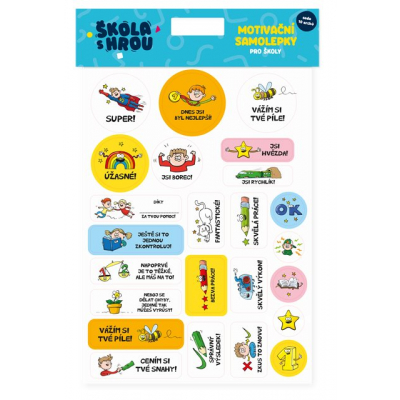 Motivační samolepky pro školy Albi Albi