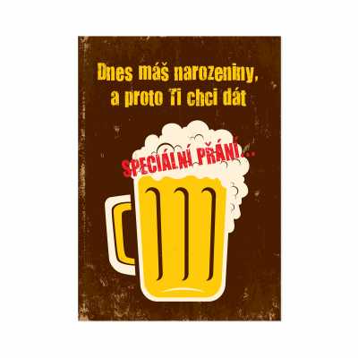 Narozeninové přání - Pivní hra Albi Albi