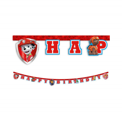 Banner Happy Birthday Tlapková patrola Albi Albi