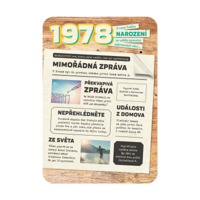 Retro přání -  1978 Albi Albi