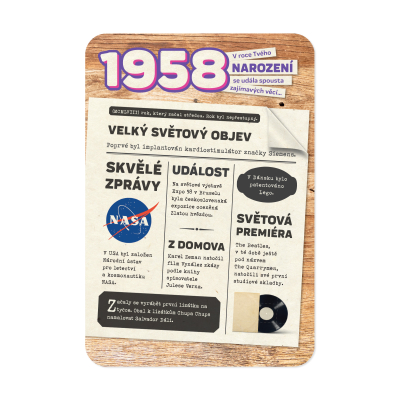 Retro přání -  1958 Albi Albi