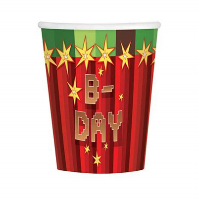 Kelímky B-Day Minecraft 8 ks