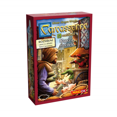 Carcassonne 2. rozšíření - Kupci a stavitelé Mindok Mindok