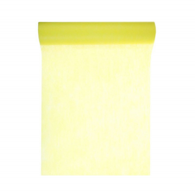 Šerpa stolová netkaná textilie žlutá 30 cm x 10 m Albi Albi