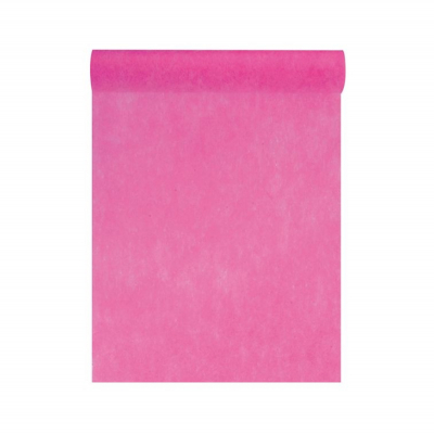 Šerpa stolová netkaná textilie tm.růžová 30 cm x 10 m Albi Albi