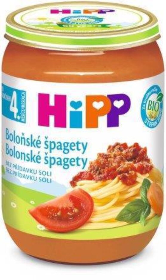HiPP BIO špagety v boloňské omáčce 190 g HiPP