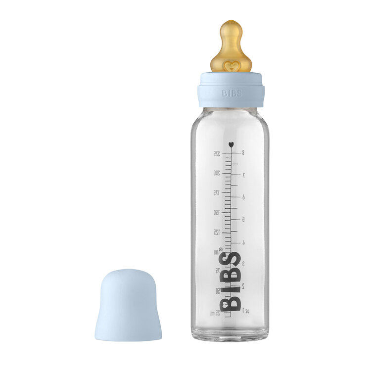 BIBS Láhev skleněná Baby Bottle 225 ml