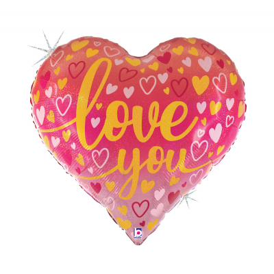 Balónek fóliový I love You Srdce červené Albi Albi
