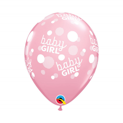 Balónky latexové Baby girl růžové 6 ks Albi Albi