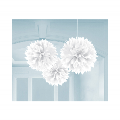 Pom pom bílé 3 ks Albi Albi