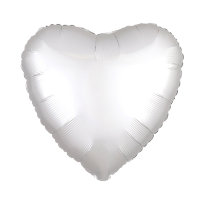 Balónek fóliový Srdce bílé matné Albi Albi