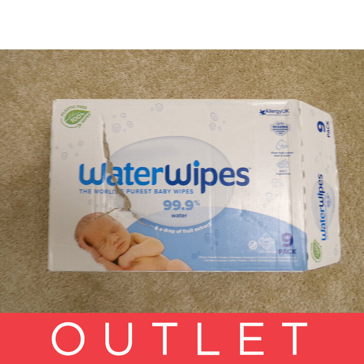 9x WATERWIPES Vlhčené ubrousky bez obsahu plastů 60 ks ( 540 ks ) Waterwipes