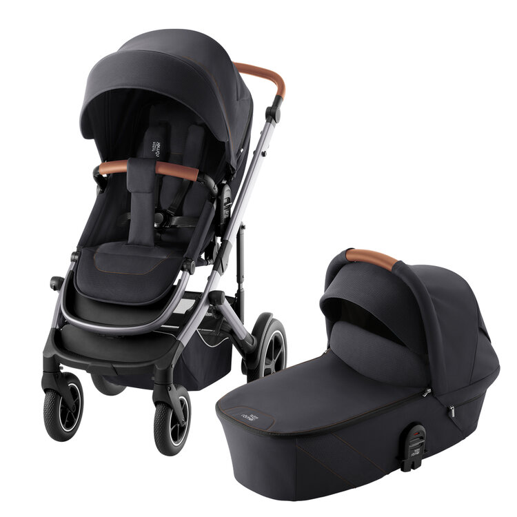 BRITAX RÖMER Set kočárek Smile 5Z + hluboká korba Fossil Grey Diamond collection Britax Römer