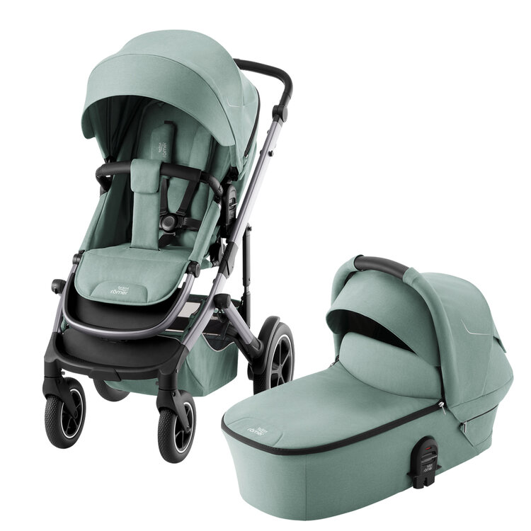 BRITAX RÖMER Set kočárek Smile 5Z + hluboká korba Jade GreenDiamond collection Britax Römer