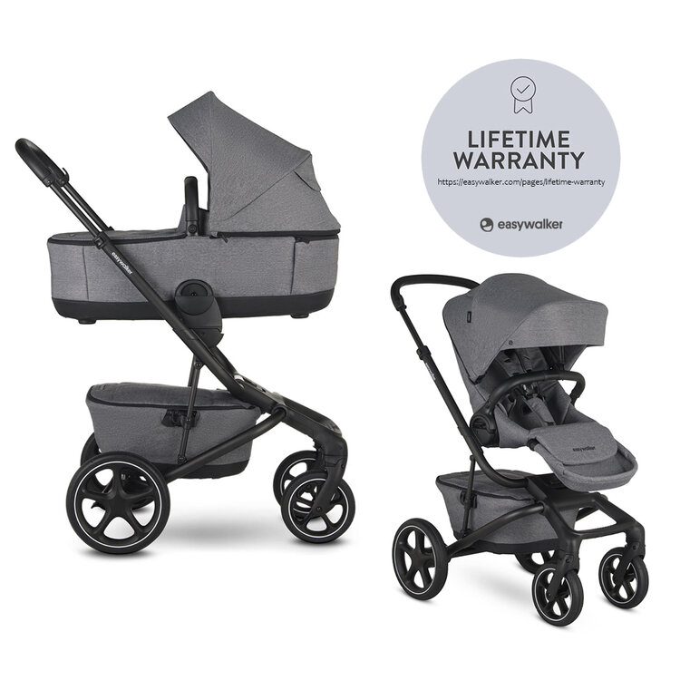 EASYWALKER Kočárek kombinovaný Jimmey 2v1 Iris Grey LITE RWS Easywalker