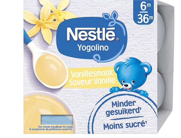 NESTLÉ YOGOLINO Mléčný dezert s příchutí vanilky (4x 100 g) Nestlé