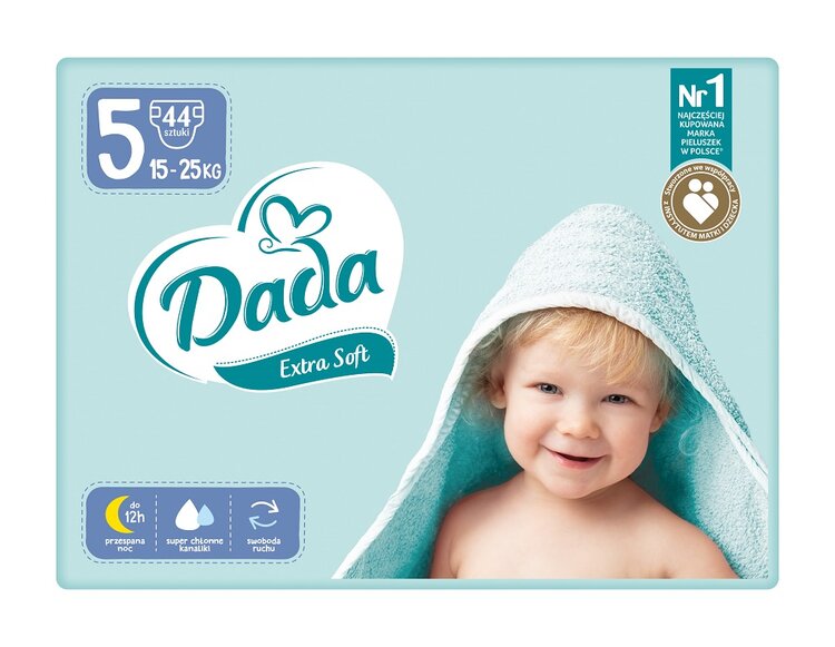 DADA Extra Soft Pleny jednorázové 5 Junior (15-25 kg) 42 ks Dada