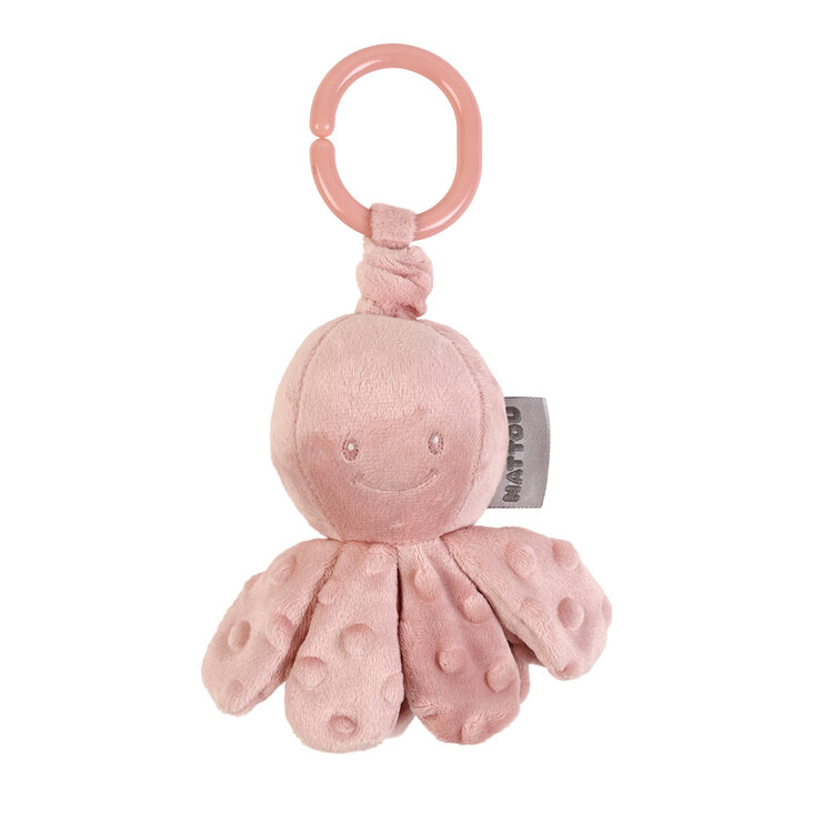 NATTOU Chobotnička vibrační na C kroužku dusty pink 20 cm Lapidou Nattou