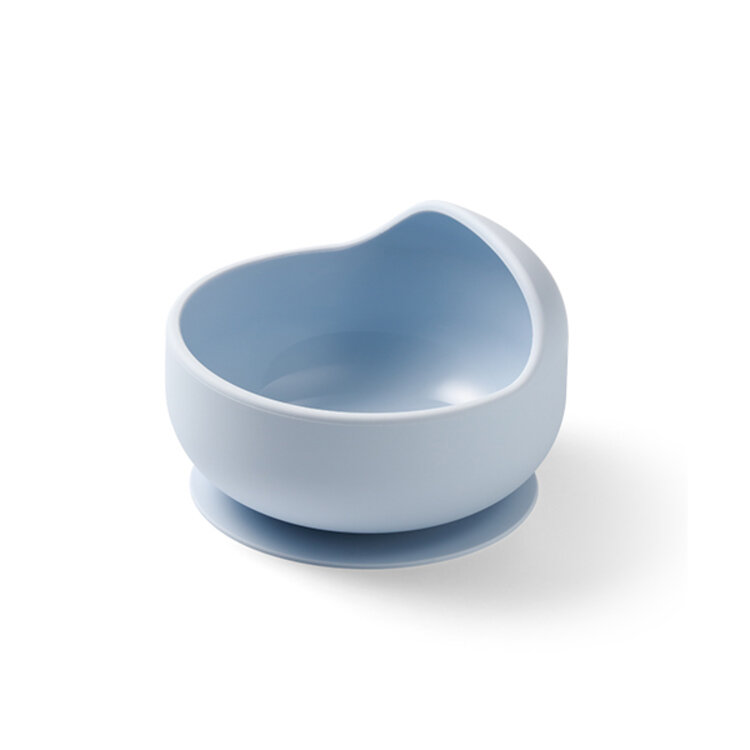BABYONO Miska silikonová s přísavkou - blue 6m+ BabyOno