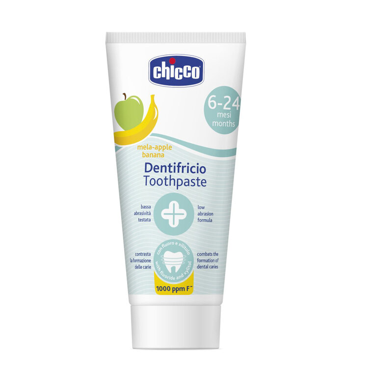 CHICCO Pasta zubní Jablko-banán s fluórem 50ml