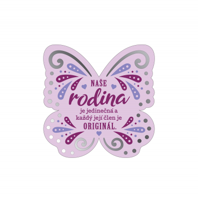 Plaketka motýl - Rodina Albi Albi