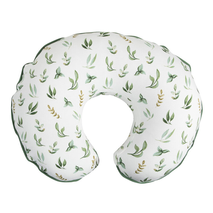 CHICCO Polštář kojicí Boppy bio bavlna - Green Leaves Chicco