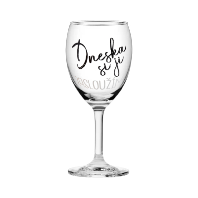 Vinná sklenice - Dneska si ji zasloužím Albi Albi