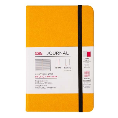 Střední journal blok - Žlutý Albi Albi
