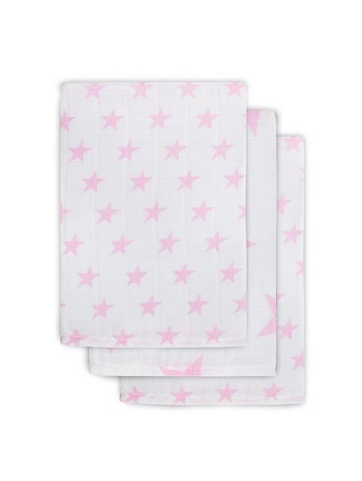 JOLLEIN Žínka balení 3 ks - Little Star pink Jollein