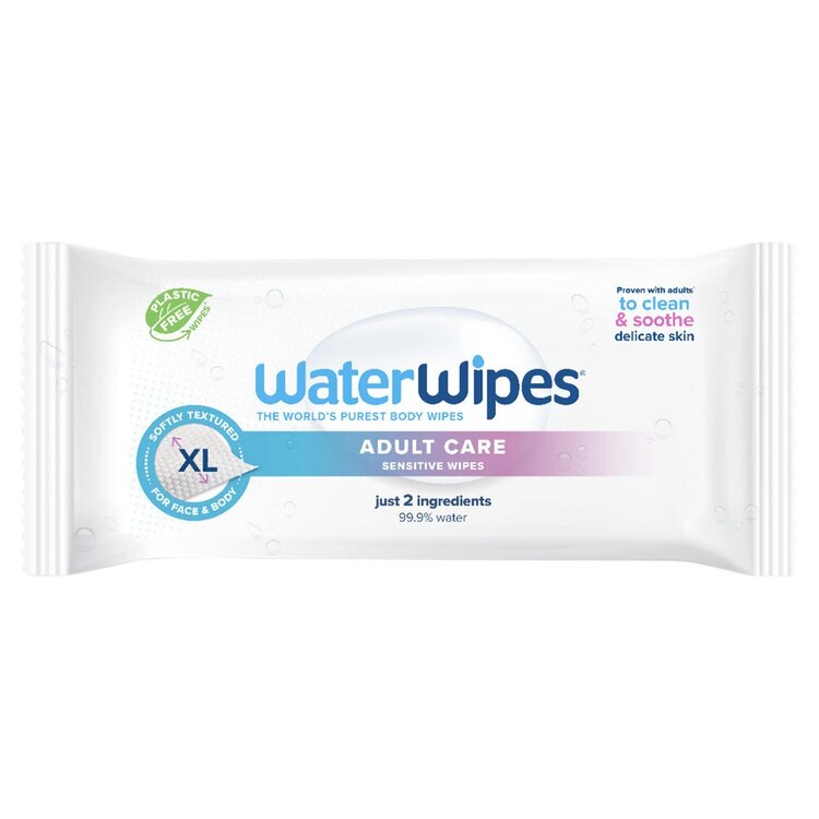 WATERWIPES Ubrousky vlhčené Adults bez obsahu plastů 30 ks Waterwipes