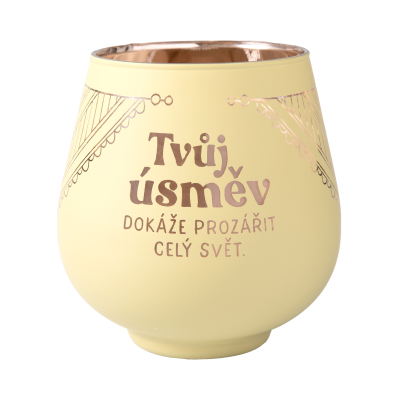 Zrcadlový svícen - Tvůj úsměv Albi Albi