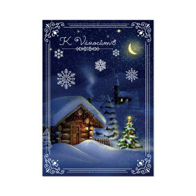 Hrací přání - Zasněžená chaloupka Albi Albi