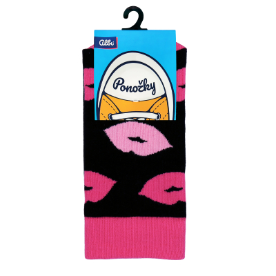 Valentýnské ponožky - Pusinky Albi Albi