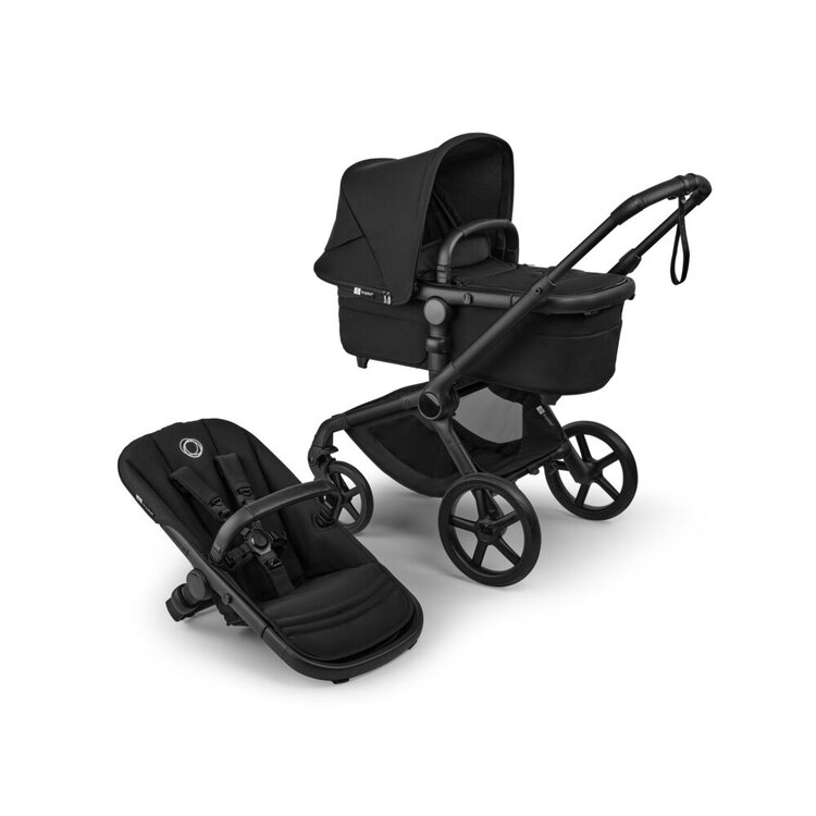 BUGABOO Kočárek kompletní Fox 5 Renew - Black / Heritage black-Heritage black Bugaboo