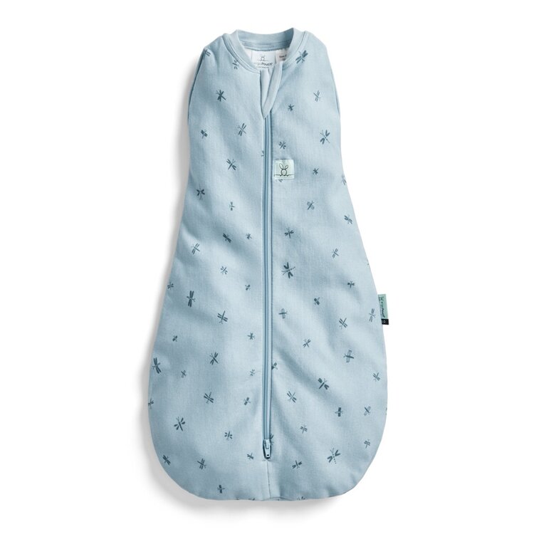 ERGOPOUCH Zavinovačka a pytel na spaní 2v1 Cocoon Dragonflies 6-12 m