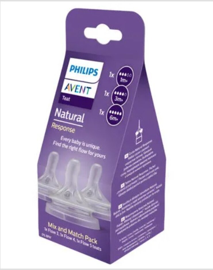 Philips AVENT Savička Natural Response  mix 1m+