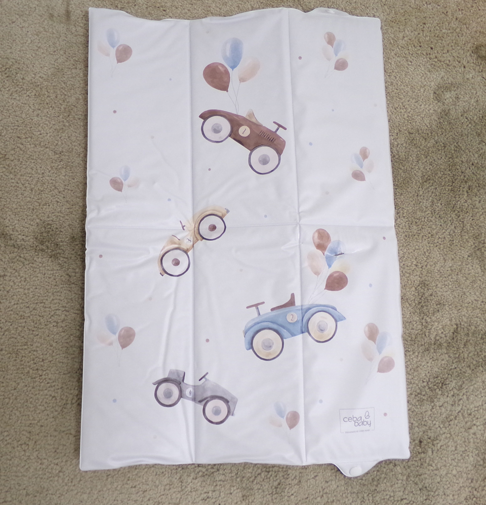 CEBA Podložka přebalovací cestovní (40x60) Retro Cars Ceba