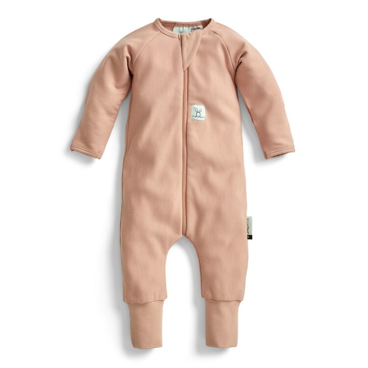 ERGOPOUCH Overal na spaní organická bavlna Layers Latte 0-3 m