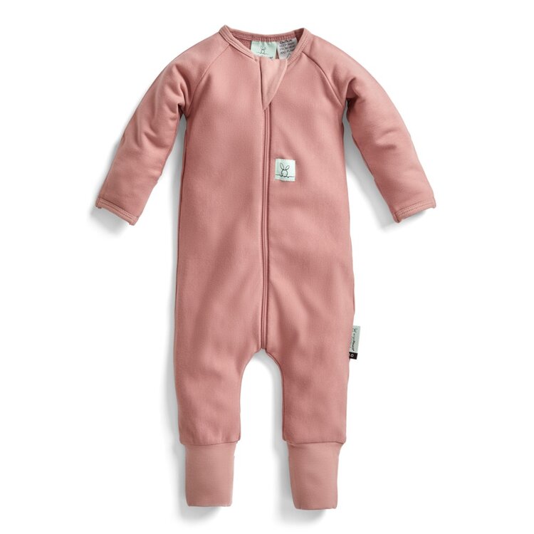 ERGOPOUCH Overal na spaní organická bavlna Layers Rose 0-3 m