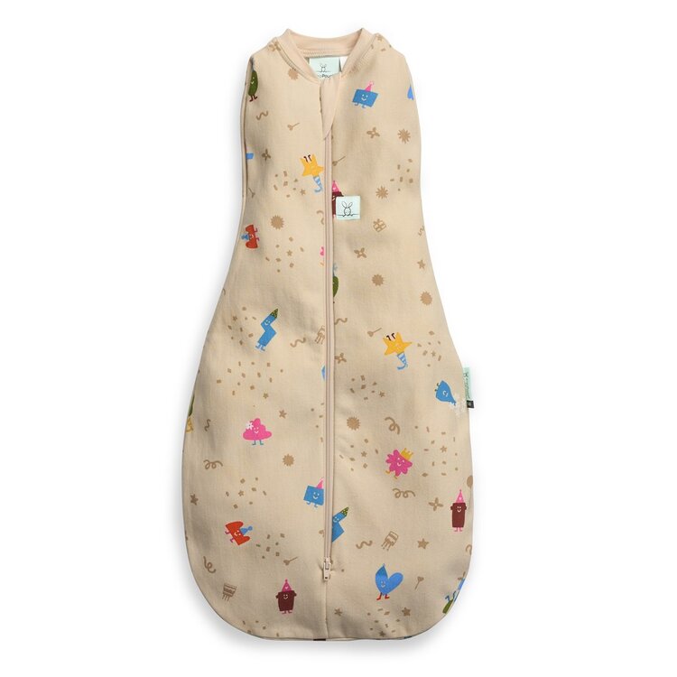 ERGOPOUCH Zavinovačka a pytel na spaní 2v1 Cocoon Birthday Blobs 6-12 m