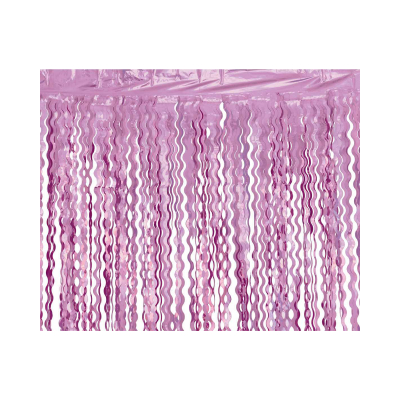 Závěs na dveře růžový vlnitý Albi Albi